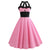 Pin-Up Pink Polka Dot Vintage Dress
