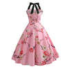 Pink Floral Pin-Up Vintage Dress