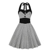 Vintage Dress - Black Gingham Pin-Up