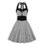 Vintage Dress - Black Gingham Pin-Up