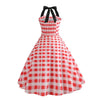 Vintage Dress - Red Gingham Pin-Up