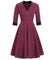 Red Plaid Vintage Dress