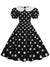 Vintage polka kjole