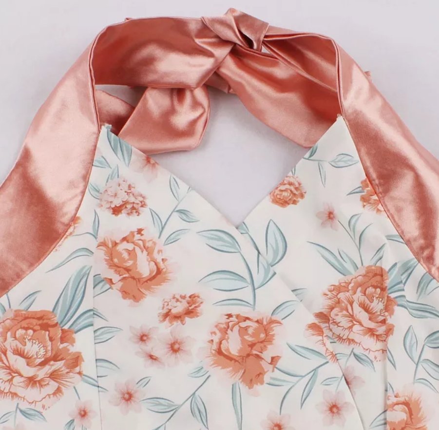 Vintage Pink Wedding Dress