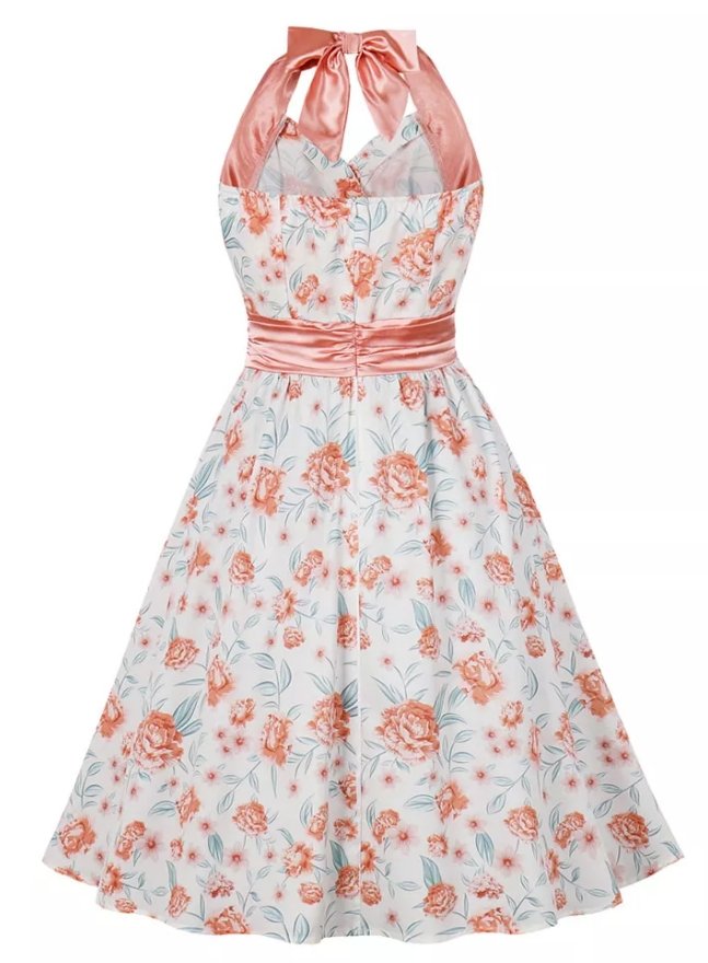 Vintage Pink Wedding Dress