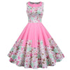 Vintage Princess Pink Flowers Dress