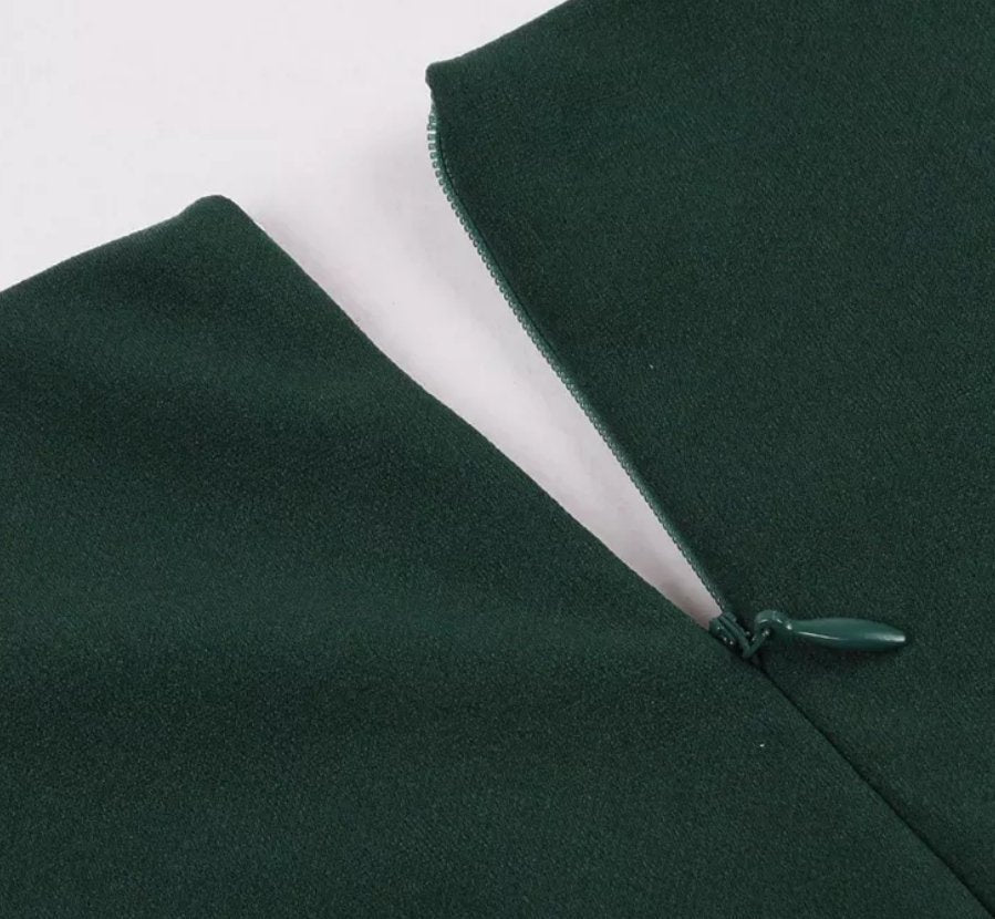 Vintage Green Reception Dress