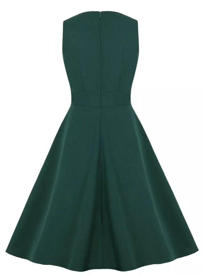 Vintage Green Reception Dress