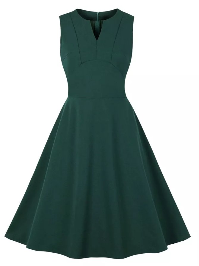 Vintage Green Reception Dress