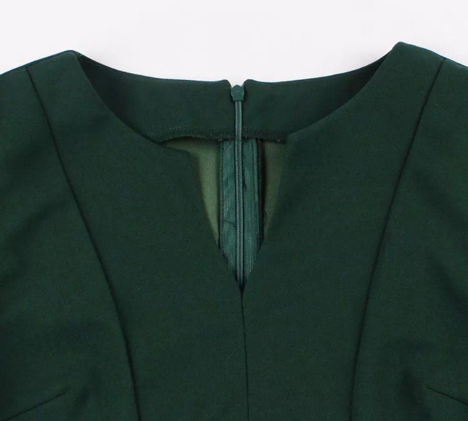 Vintage Green Reception Dress