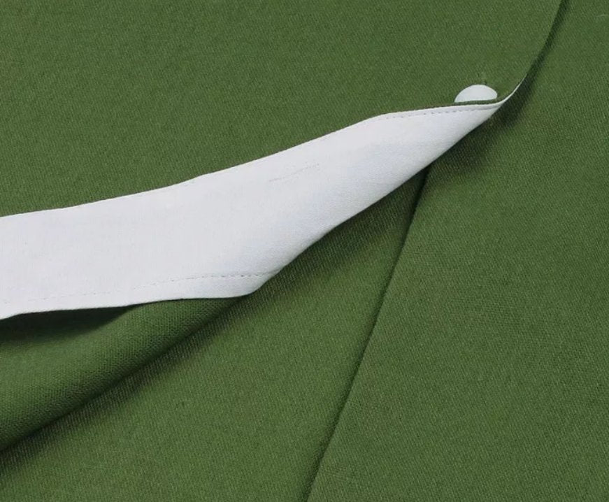 Vintage 50s Rockabilly Dress Green