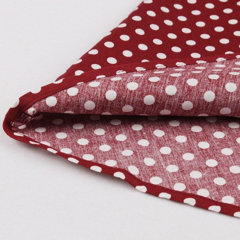 Burgundy Cotton Vintage Rockabilly Dress