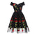 Винтидж черна дантелена рокля Rockabilly