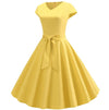 Yellow Romantic Vintage Dress