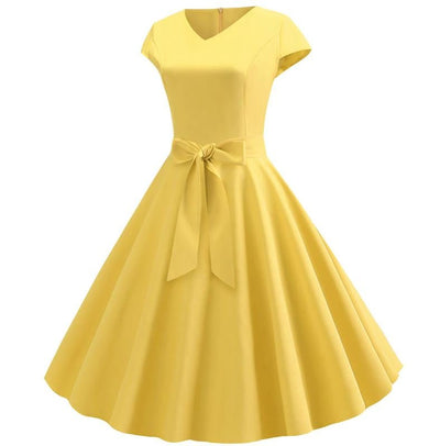 Yellow Romantic Vintage Dress