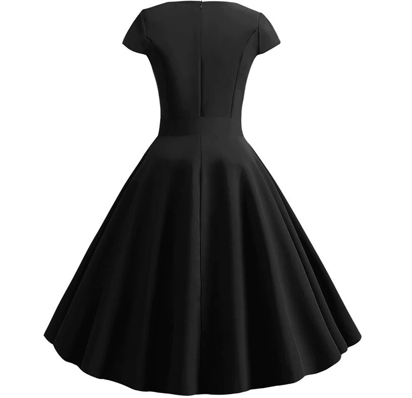 Black Romantic Vintage Dress