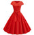 Red Romantic Vintage Dress