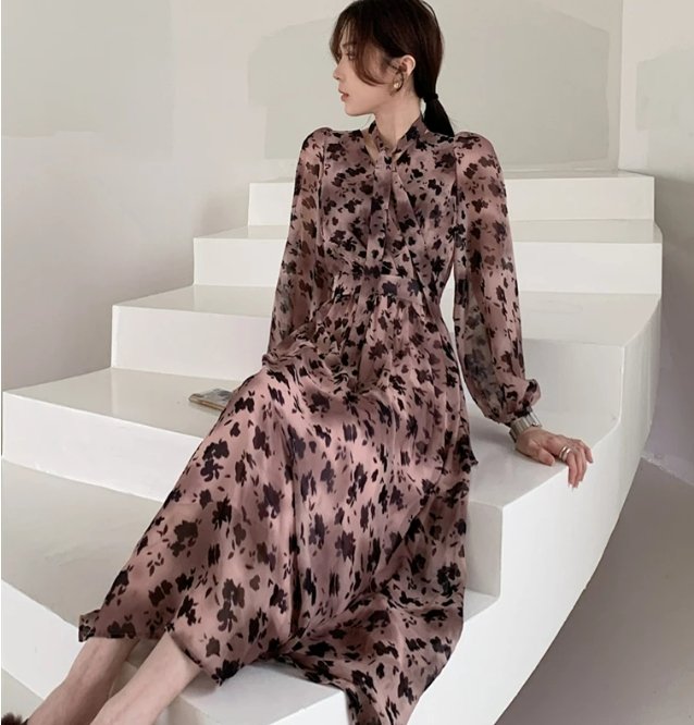 1940s Pink Vintage Dress