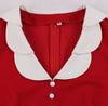 Passion Red Vintage Dress