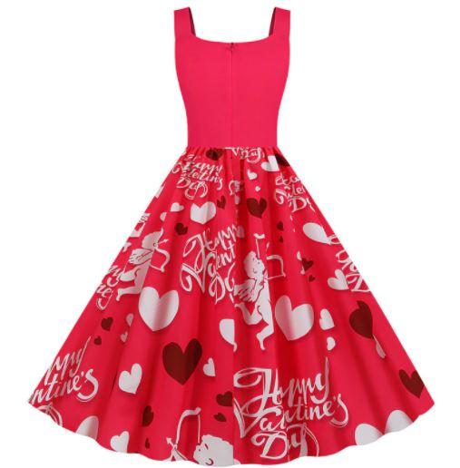 Valentine's Day Cupid Vintage Dress