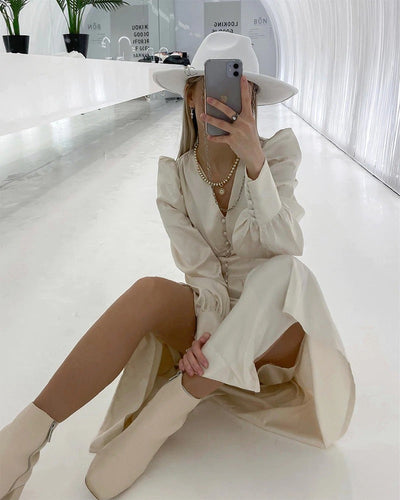 Vintage Satin Dress
