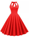 Red Pin Up Sexy Vintage Dress