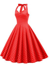 Red Pin Up Sexy Vintage Dress