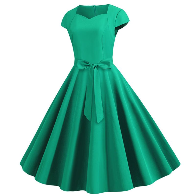Vintage Sexy Pin Up Dress Green