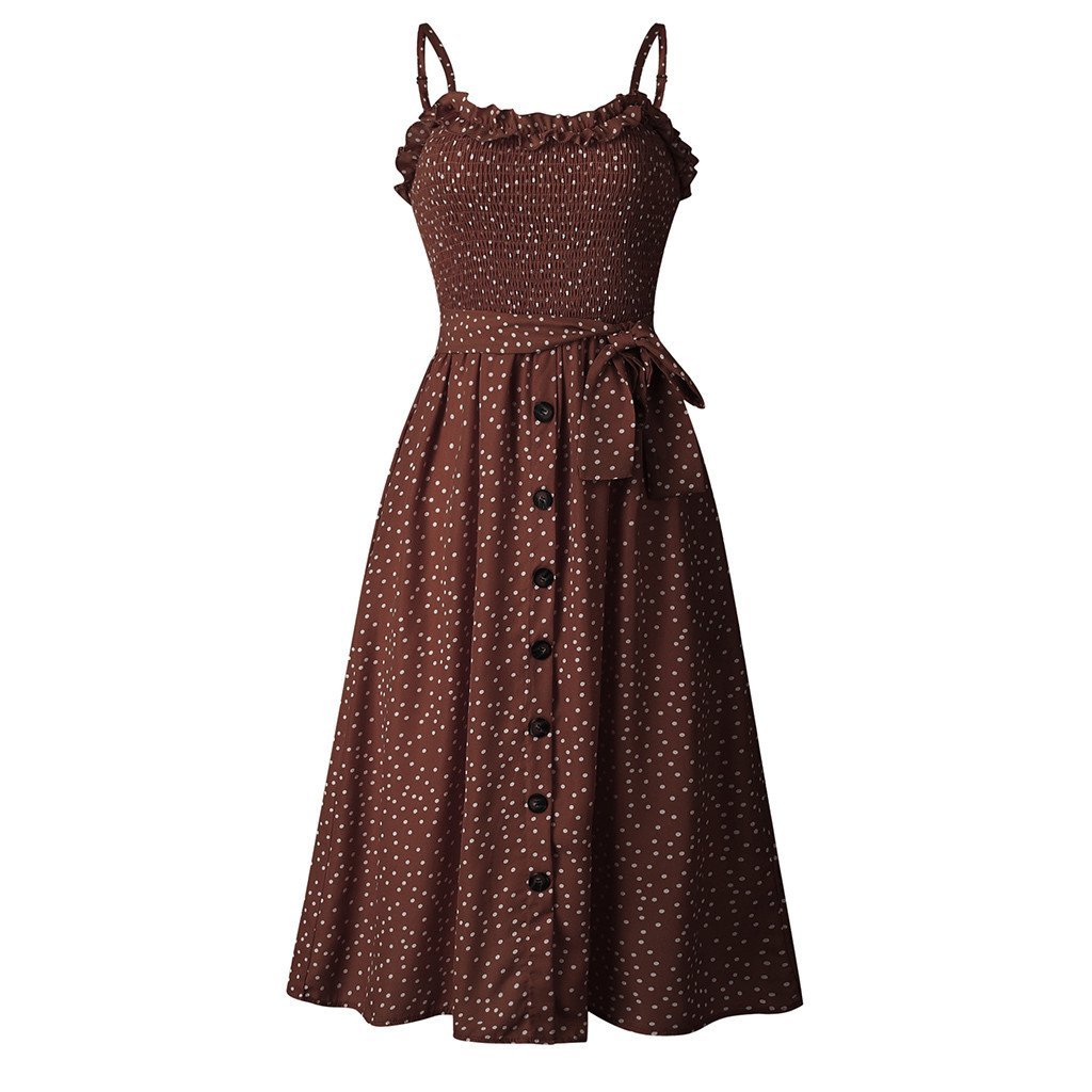 Brown Vintage Sixties Dress