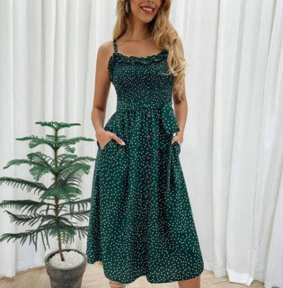 Vintage Sixties Dress Green