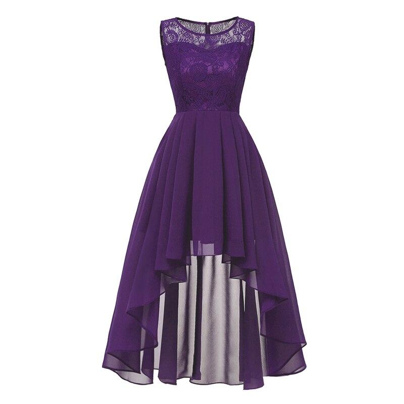 Purple Vintage Chic Evening Dress