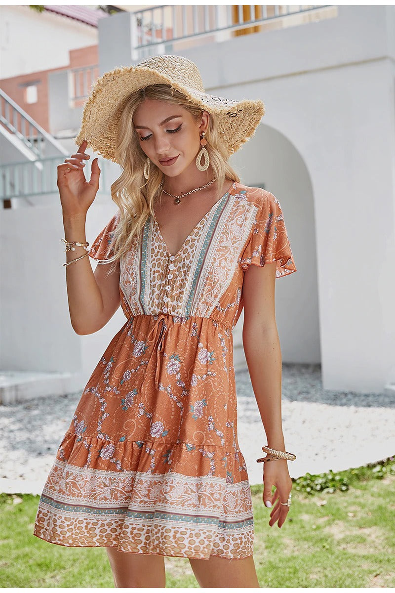 Bohemian Style Vintage Dress