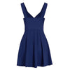 Navy Vintage Swing Dress