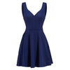 Navy Vintage Swing Dress