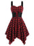 Checked High Waisted Vintage Dress