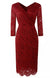 Red Suit Vintage Dress