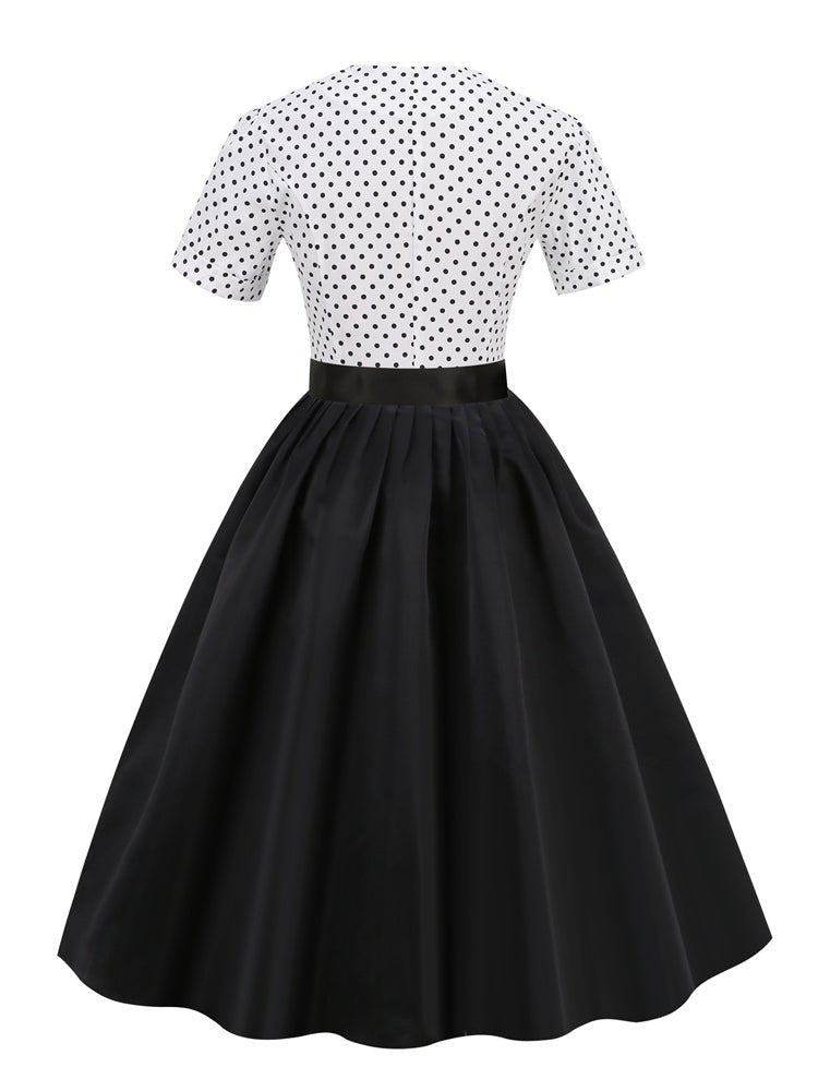 Trendy Vintage Dress Black