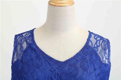 Vintage Trapeze Dress Blue