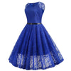 Vintage Trapeze Dress Blue