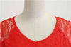 Red Trapeze Vintage Dress