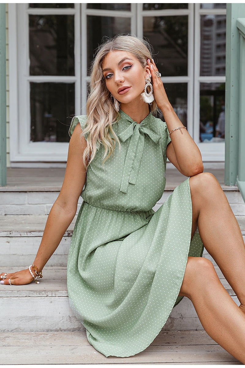 Apple Green Vintage Dress