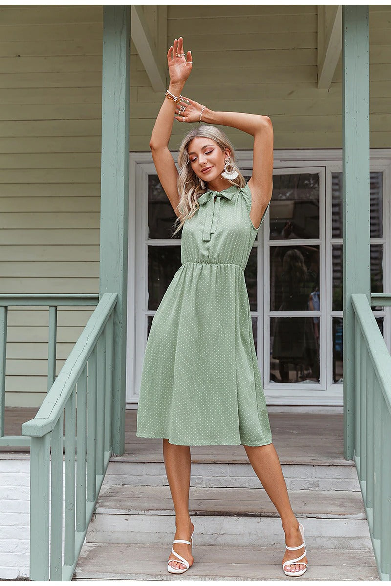 Apple Green Vintage Dress