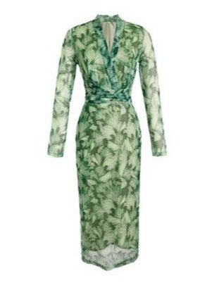 Vintage Green 40s Dress