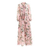 Long Dusty Pink Vintage Dress