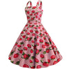 Vintage 1950 Strawberry Pink Dress