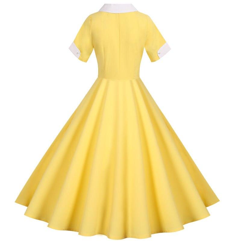 Yellow 50s Vintage Dress