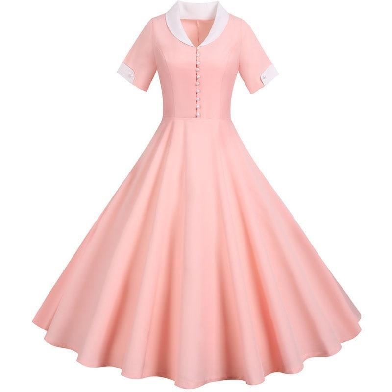 Vintage 50s Pink Dress