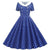 Glamorous 50s Blue Dress
