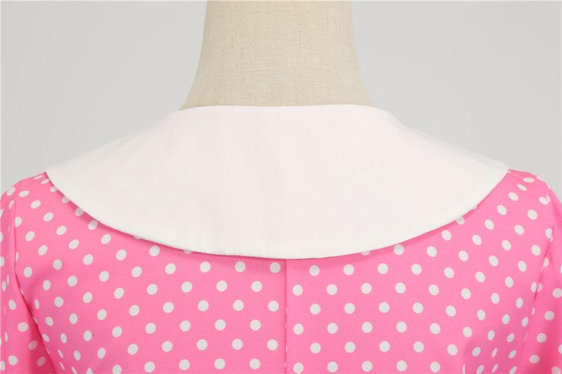 Pink 50s Swing Dress