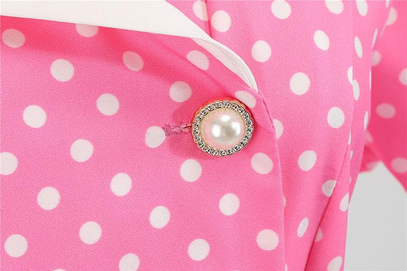 Pink 50s Swing Dress